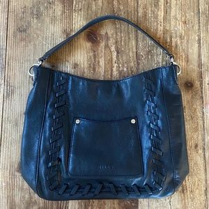Milly Leather Saddle Bag